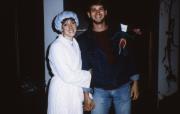 Two students in costume, c.1987