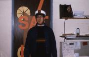 Student with a captain's hat, c.1987