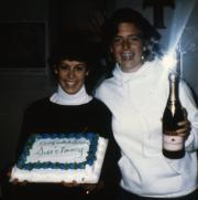 Friends celebrate, c.1987