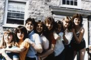 Friends take a photo, c.1987
