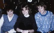 Friends celebrate Christmas, c.1987
