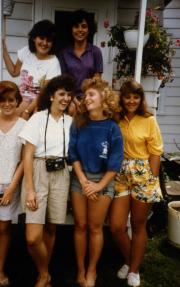 Six friends, c.1988