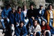 Ten students, c.1989