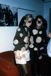 Two students dressed as dogs, c.1990