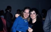 Two girls laugh for the camera, c.1990