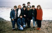 Students by the ocean, c.1990