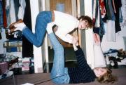 Two students "airplane," c.1991