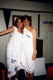 Two Kappas wear togas, c.1991
