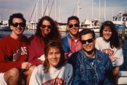 Group photo on a boat, c.1992