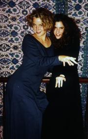 Girls take a silly photo, c.1994