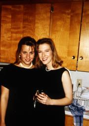 Two friends before a formal event, c.1994