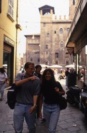 Two students in Bologna, 1994