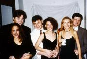 Three couples before a formal event, c.1995