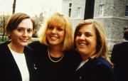 Three ladies smile together, c.1995