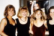 Four ladies in formal attire, c.1995