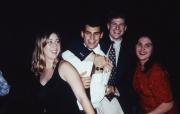 Four students at a formal, c.1996