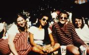 Friends sit in sunshine, c.1996