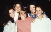 Five students smile, c.1996