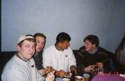Students eat and drink, c.1996