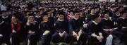 Students at Commencement, 1999