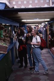 Norwich Market stalls, 1995