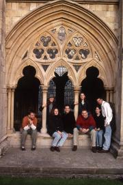 Students at Norwich Cathedral, 1995