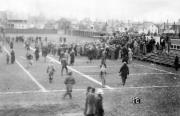 Fight Over Goal Post After Gettysburg-Dickinson Football Game, 1933