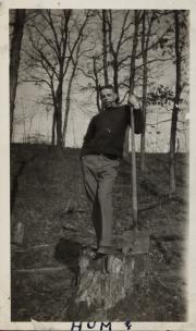 Herman Lane Forman at Cave Hill, c.1930