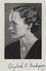 Elizabeth B. Goodyear, 1936