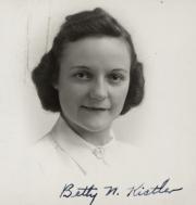 Betty N. Kistler, 1938