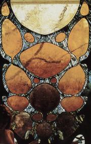 Bosler Hall stained glass window, c.1985