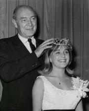 Homecoming queen crowning, 1969