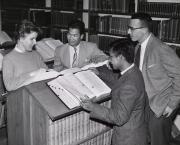 International students study, c.1950 