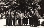 President Corson and Honorary Degree recipients at Commencement, 1934