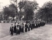 Faculty Procession at Commencement, 1954