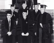 President Rubendall with Honorary Degree Recipients, 1961