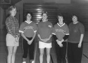 Softball players and coaches, 1989