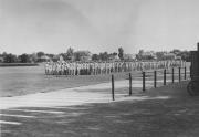 Drills on Biddle Field, 1944