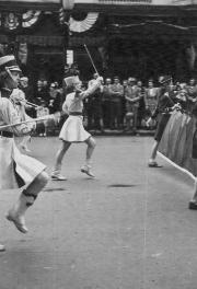 Majorettes in the 175th Anniversary Parade, 1948