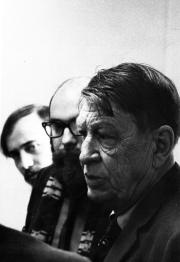 Arts Award recipient W. H. Auden at Chapel, 1968