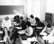 Mathematics class, c.1960