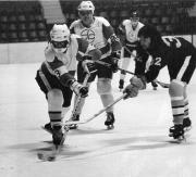 Protecting the puck, 1977
