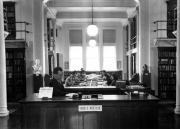 Bosler Hall circulation desk, 1945