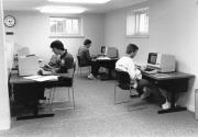 Bosler Hall computer lab, 1984 