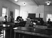 Class in Baird Biology Building, c.1950