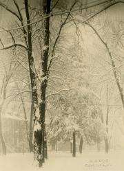 John Dickinson Campus covered in snow, c.1920