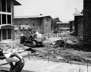Fraternity Quadrangle construction, 1964