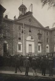 Removing the College Bell, #1, 1905