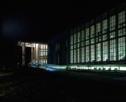 Waidner-Spahr Library at night, c.2000