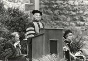 Dean Lisa Rossbacher at Convocation, 1995
